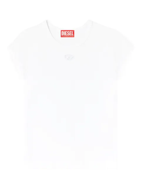 Diesel T-Angie logo-embroidery T-shirt
