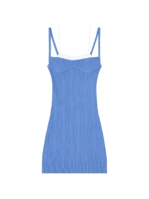 Diesel knit tank dress with layered effect