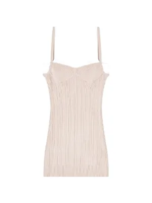Diesel knit tank dress with layered effect