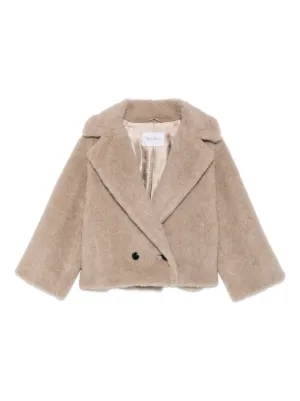 Max Mara teddy double-breasted jacket