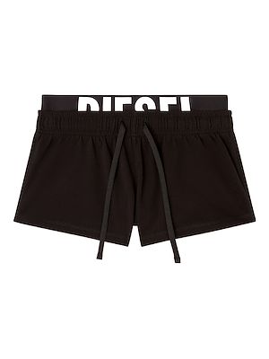 Diesel  Miranda-D-Pop waistband-logo shorts