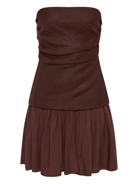 Faithfull Hedy square-neck mini dress
