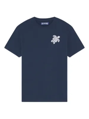 Vilebrequin crew-neck turtle-embroidery T-shirt