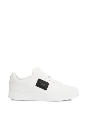 Philipp Plein logo-detail leather sneakers 