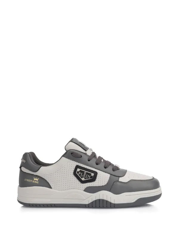 Philipp Plein Street King lace-up perforated sneakers 
