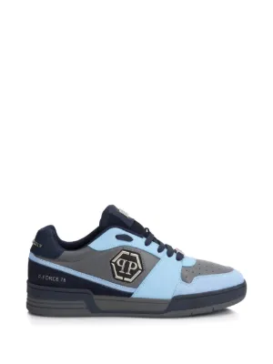 Philipp Plein  P-Force 78 logo-plaque leather sneakers 