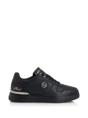 Philipp Plein T-REX 01 logo-plaque leather sneakers 