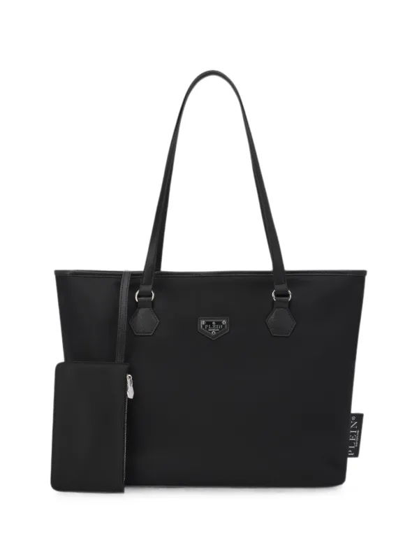 Philipp Plein logo-plaque tote bag