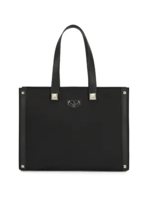 Philipp Plein logo-print tote bag