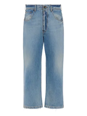 Maison Margiela five-pocket cropped jeans