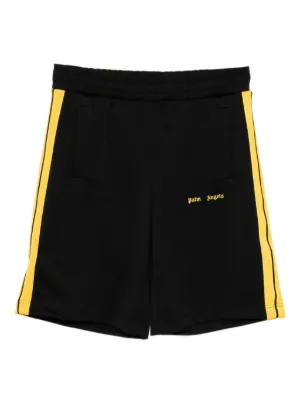 Palm Angels logo-embroidered shorts