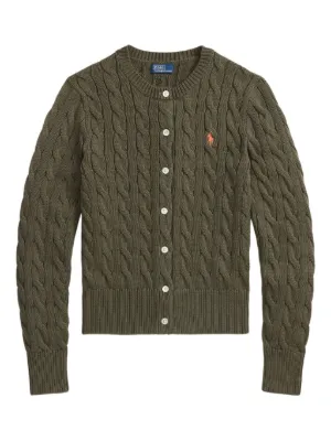 Polo Ralph Lauren cable-knit long-sleeve cardigan