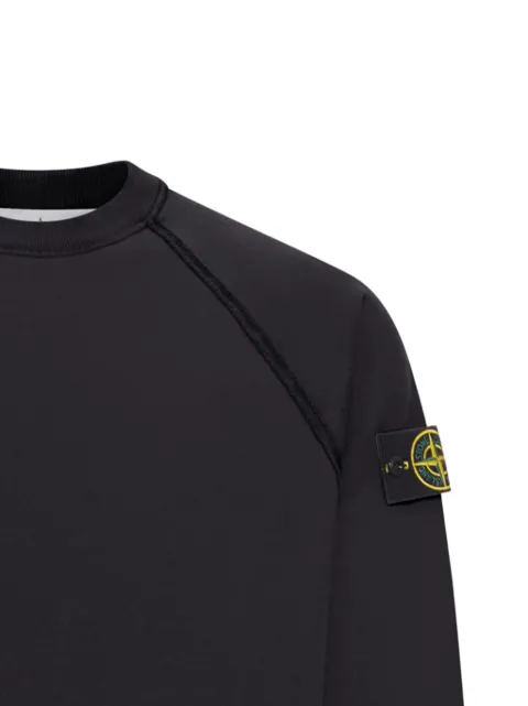 Stone Island Compass-badge raglan-sleeve sweatshirt