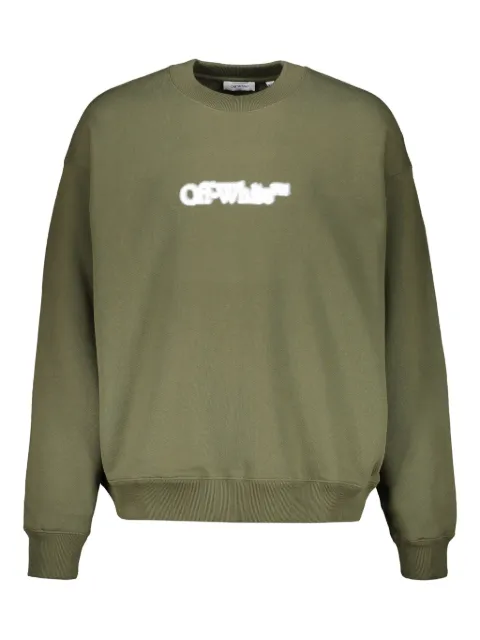 Off-White logo long-sleeved sweatshirt