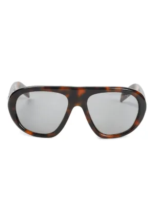 Prada Eyewear acetate geometric sunglasses
