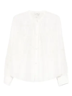 Forte Forte floral-embroidered blouse