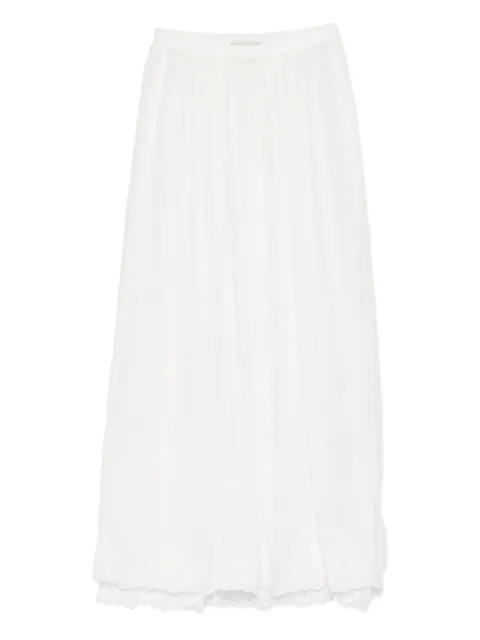 Forte Forte lace-trim skirt