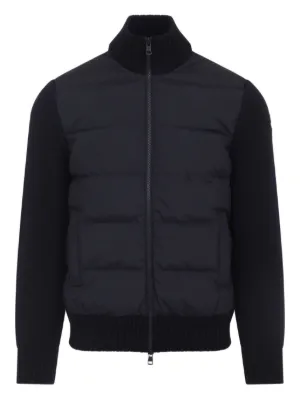 Moncler horizontal-quilted padded jacket