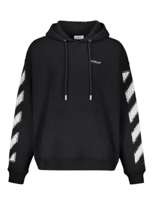 Off-White Pixel Diagonal Skate logo hoodie