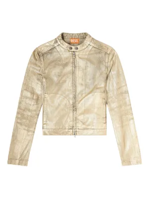 Diesel x Karol G De-Mornin metallic-effect denim jacket