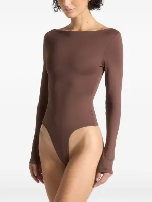 Manière De Voir Eva boat neck bodysuit