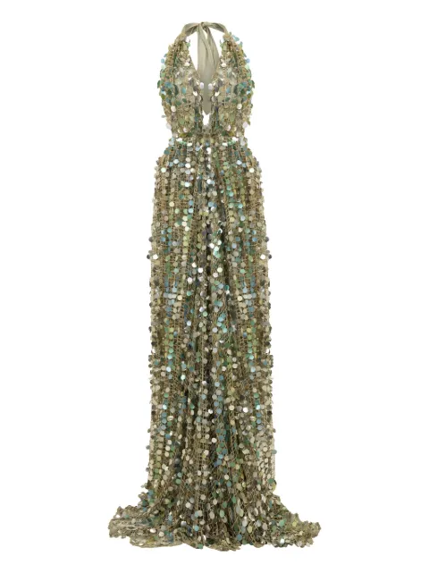SANA OSMANI Divina sequin maxi dress