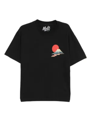 Melt graphic-print T-shirt