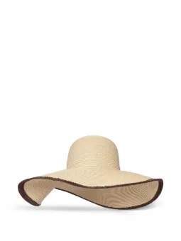 Mani&egrave;re De Voir Sandrine raffia oversized sun hat