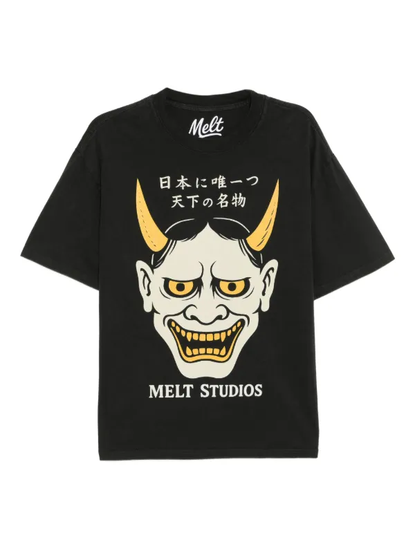 Melt graphic-print T-shirt