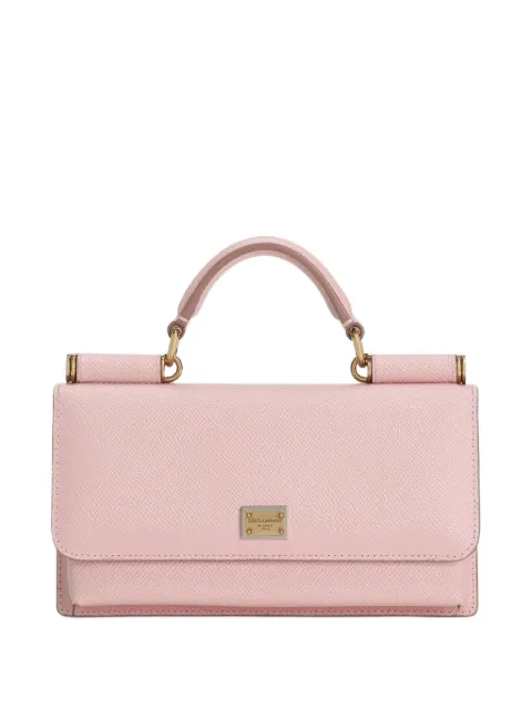 Dolce & Gabbana Dauphine-print calfskin mini bag
