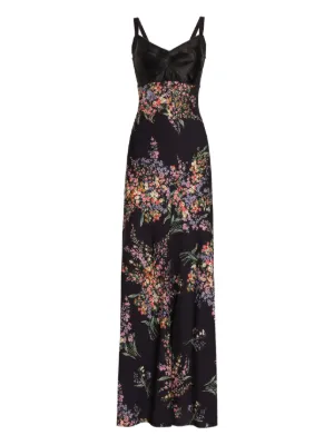 Dolce & Gabbana maxi floral-print dress