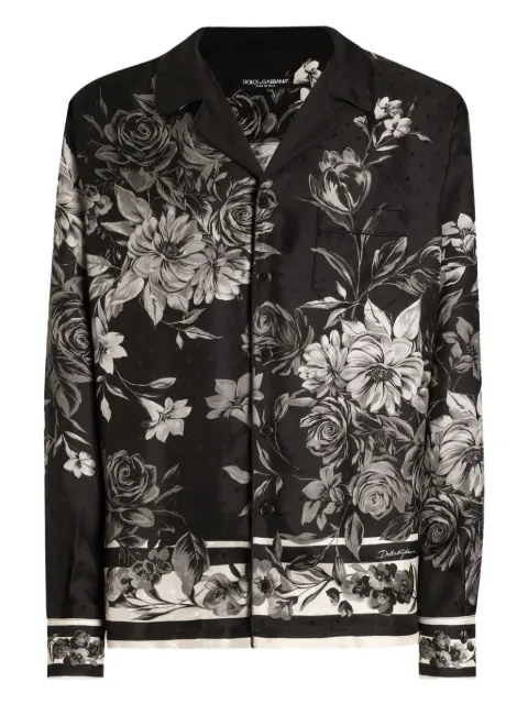Dolce & Gabbana floral-print shirt
