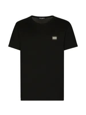 Dolce & Gabbana cotton T-shirt with branded tag