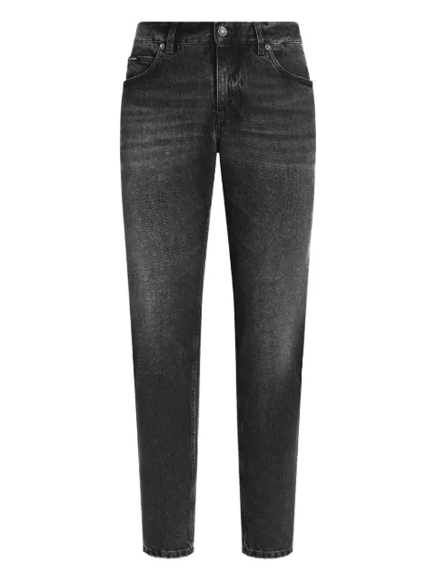 Dolce & Gabbana logo-plaque jeans