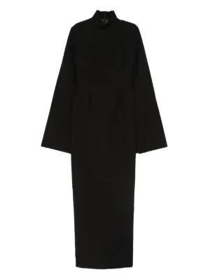 Solace London Josefine long-sleeve maxi dress