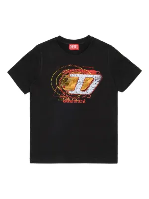 Diesel Kids TLEVEL graphic-print T-shirt