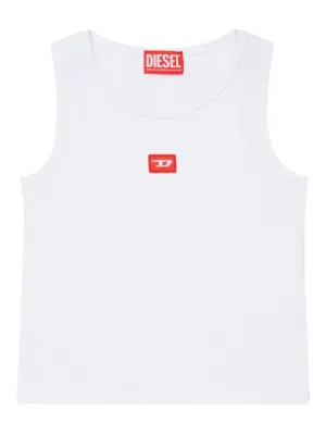 Diesel Kids logo-patch T-shirt