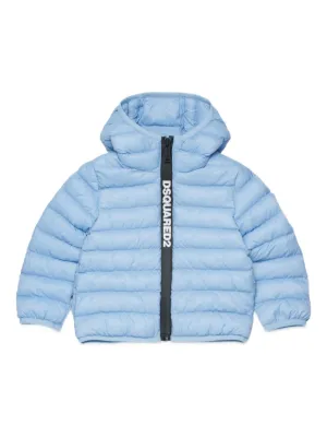 DSQUARED2 KIDS logo-print padded jacket