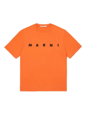 Marni Kids logo-print T-shirt