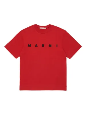 Marni Kids logo-print T-shirt