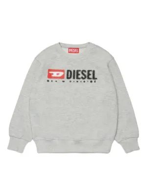 Diesel Kids logo crew-neck sweatshirt