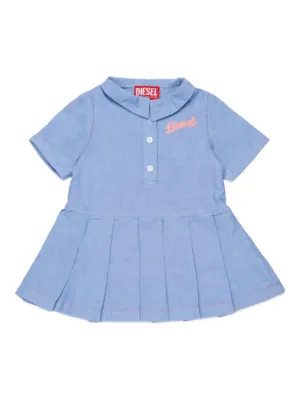 Diesel Kids Doplyb pleated dress