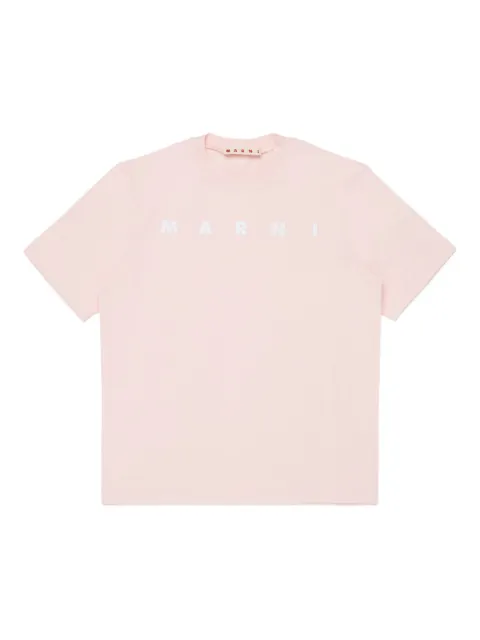 Marni Kids logo-print short-sleeve T-shirt