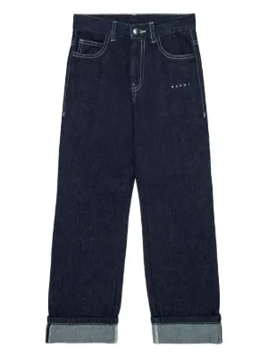 Marni Kids button jeans