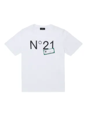 N&ordm;21 Kids logo graphic T-shirt