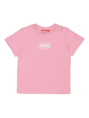 Diesel Kids Tolpyb buttoned t-shirt