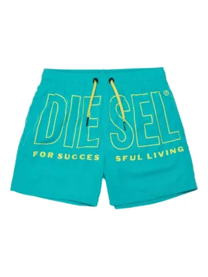 Diesel Kids Midit drawstring swim shorts