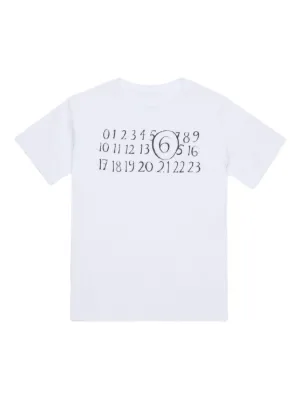 MM6 Maison Margiela Kids numeric-print T-shirt