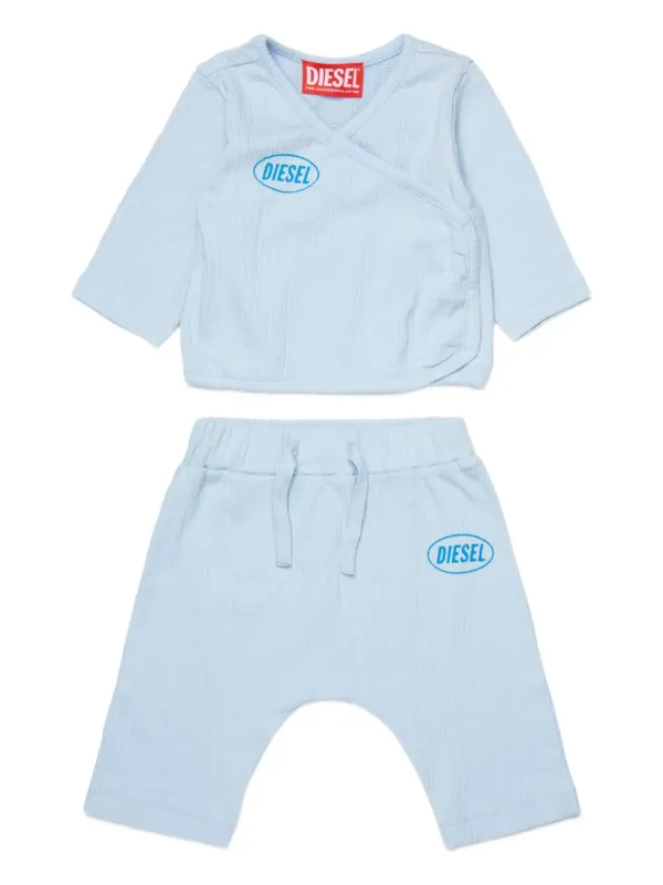 Diesel Kids Stside-Nb-Set logo-print tracksuit set