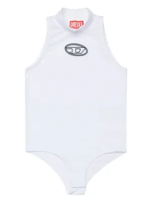 Diesel Kids logo sleeveless top